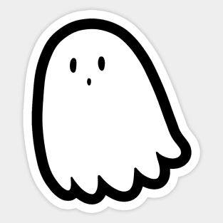 Simple Little Ghost Sticker